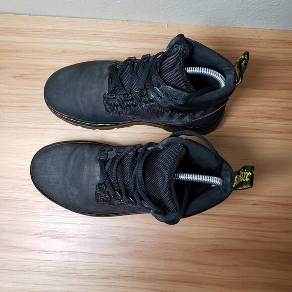 Dr. Martens Women's 6 Rakim Utility Chukka Boots‎ Black Chunky Work Bootie - Picture 6 of 8